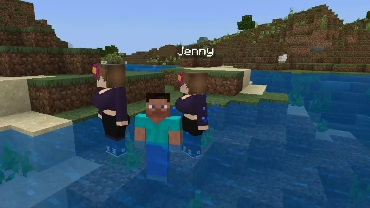Mobs from Jenny Mod for Minecraft PE